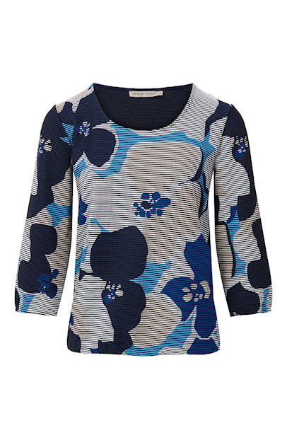 Dreamstar Kobalt Sweater bloemen Maat L