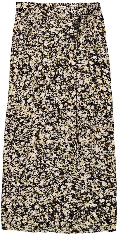 Lange rok met bloemetjesprint