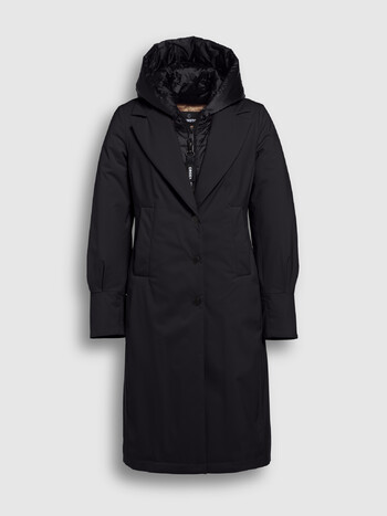 Technical blazer coat
